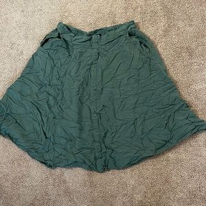 Olive midi skirt!